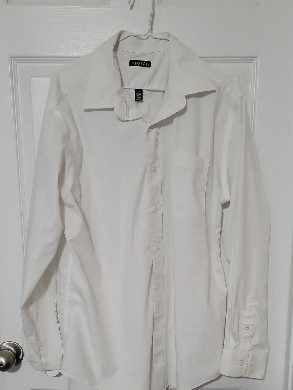 George White Men's Long Sleeve Dress Shirt